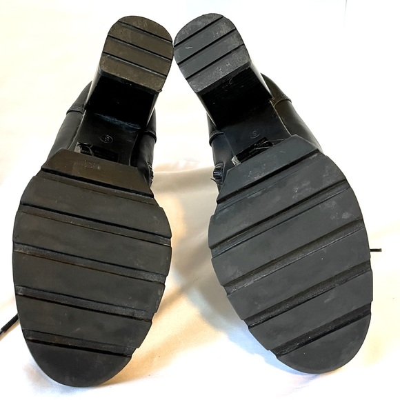 HOST PICK Charlotte Russe Chunky Heel Boots in Black - Picture 9 of 11
